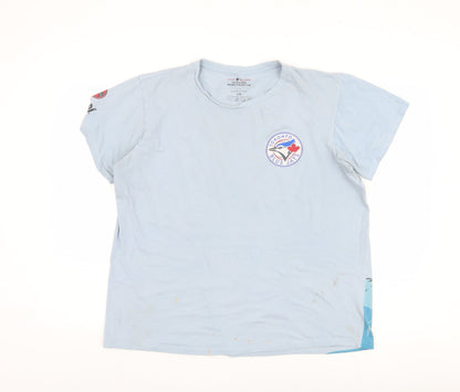 Mens UK Size L Genuine Merchandise Blue  T-Shirt