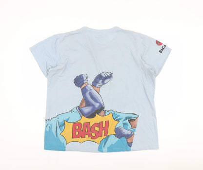 Mens UK Size L Genuine Merchandise Blue  T-Shirt
