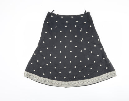 GAP Women's Black A-Line Knee Length Skirt, Size 6