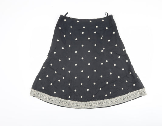 GAP Women's Black A-Line Knee Length Skirt, Size 6