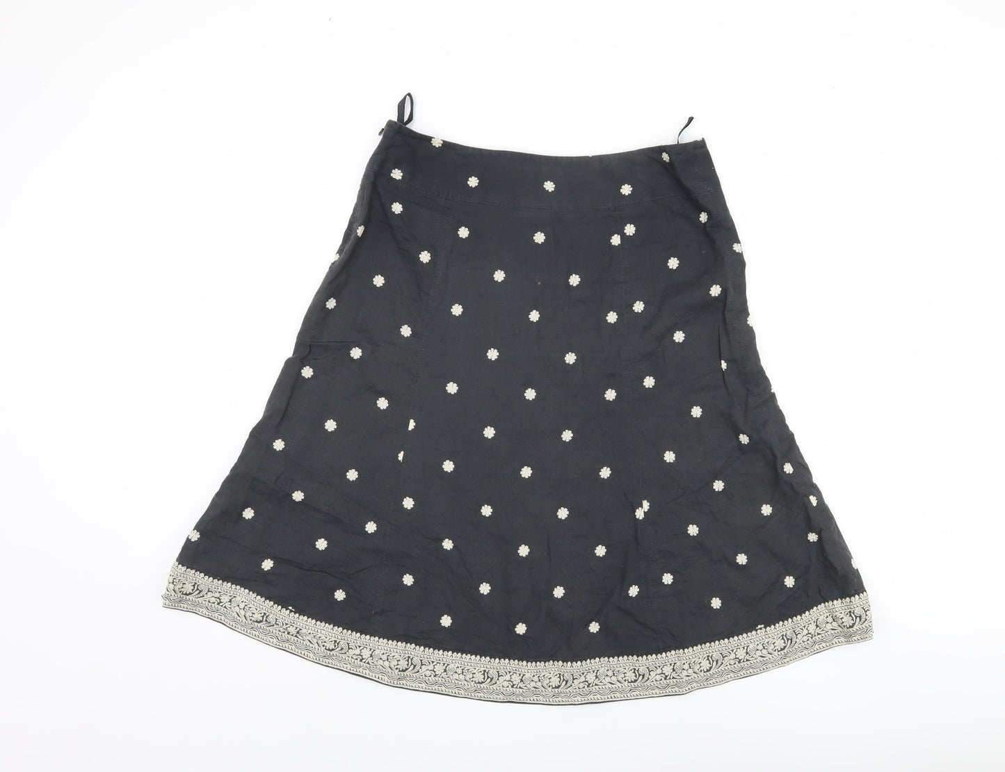 GAP Women's Black A-Line Knee Length Skirt, Size 6