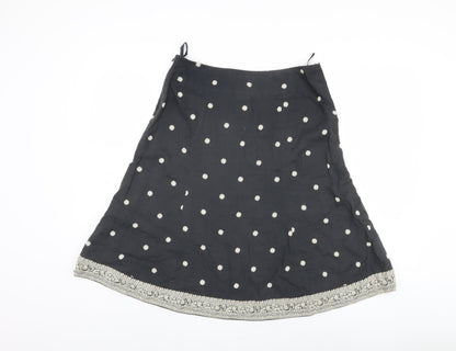 GAP Women's Black A-Line Knee Length Skirt, Size 6