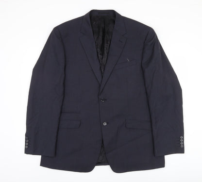 Skopes Men's Blue Blazer - Size 46, Classic Fit