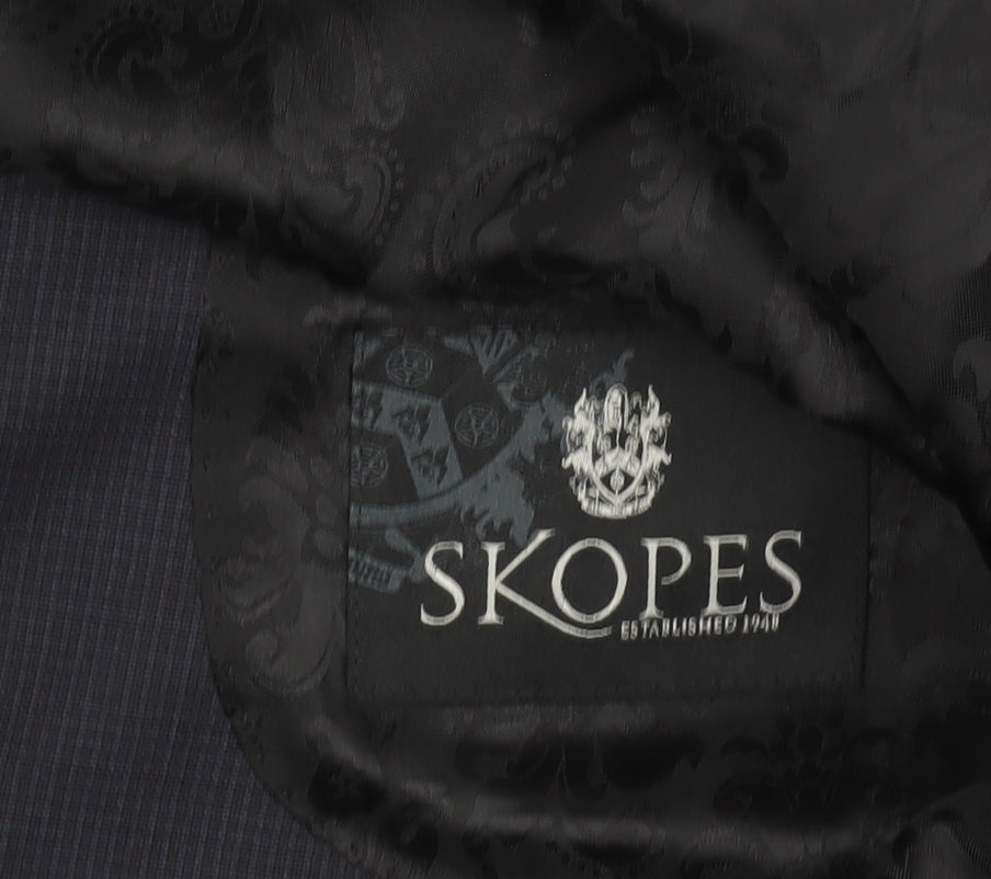 Skopes Men's Blue Blazer - Size 46, Classic Fit