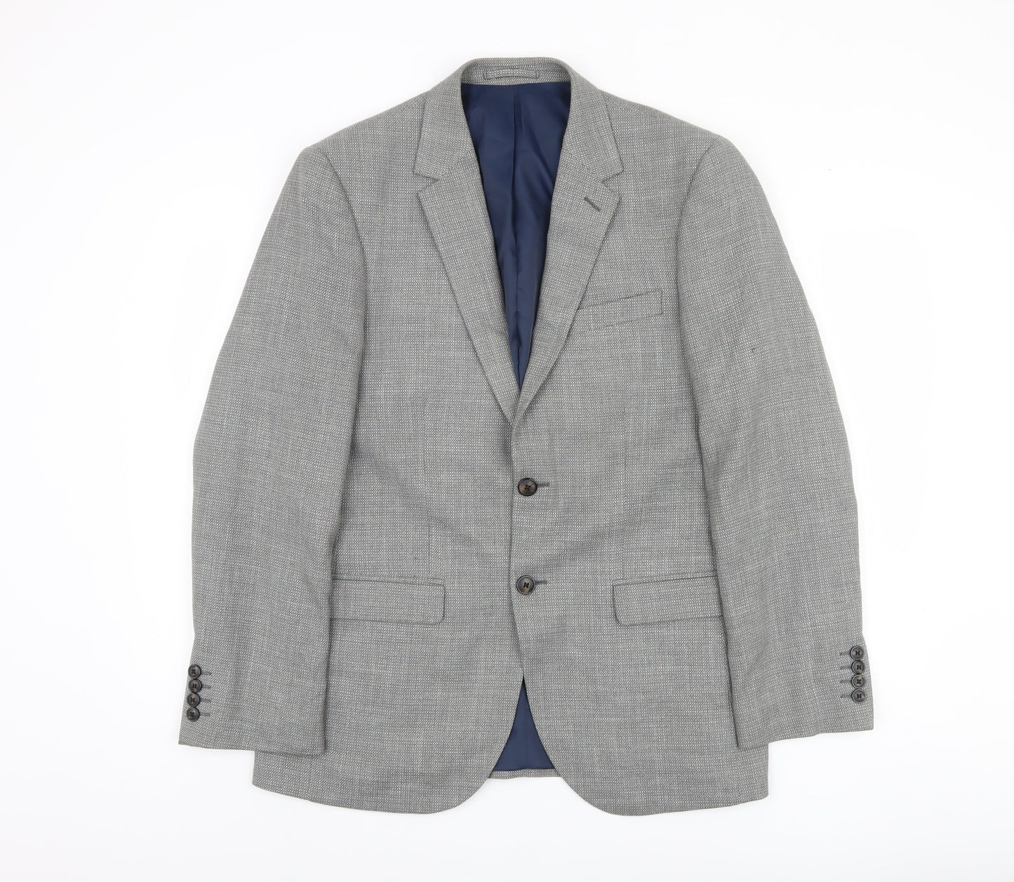 Mens UK Size 38 Marks and Spencer Regular Grey Suit Jacket