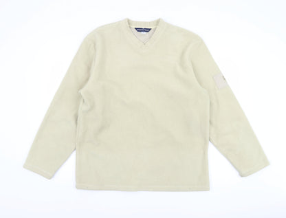 Mens UK Size S Springfield Beige Pullover Sweatshirt