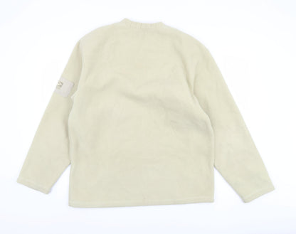 Mens UK Size S Springfield Beige Pullover Sweatshirt