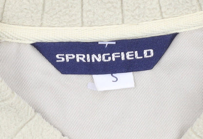Mens UK Size S Springfield Beige Pullover Sweatshirt