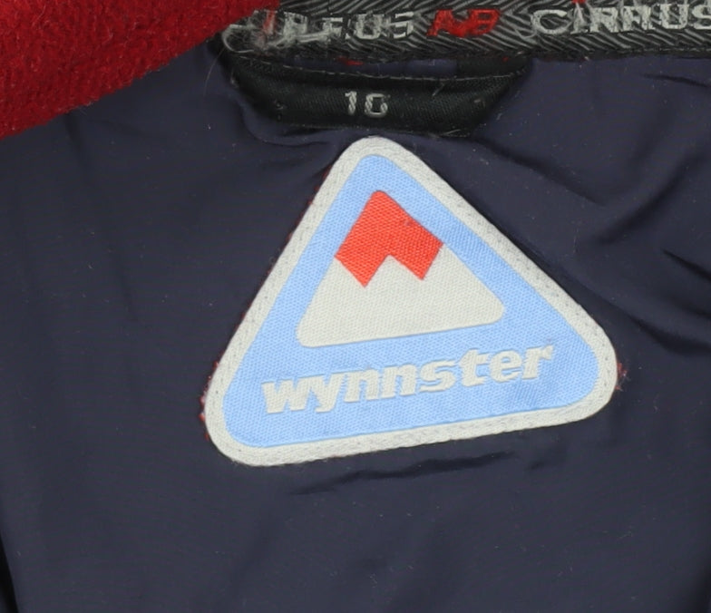 Womens UK Size 10 Wynnster Red Basic Jacket