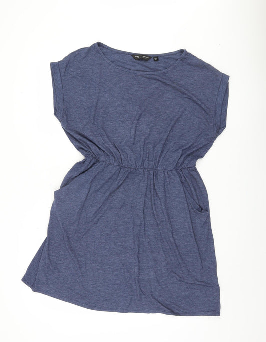 Dorothy Perkins Women's Blue T-Shirt Dress, Size 14