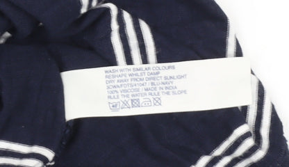 Fat Face Women's Blue Striped Dress Size 12