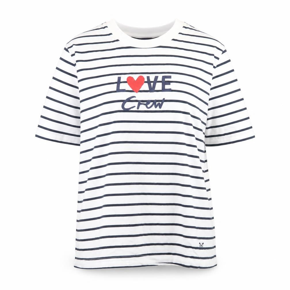 Womens UK Size 12 Crew Clothing Company White Basic T-Shirt