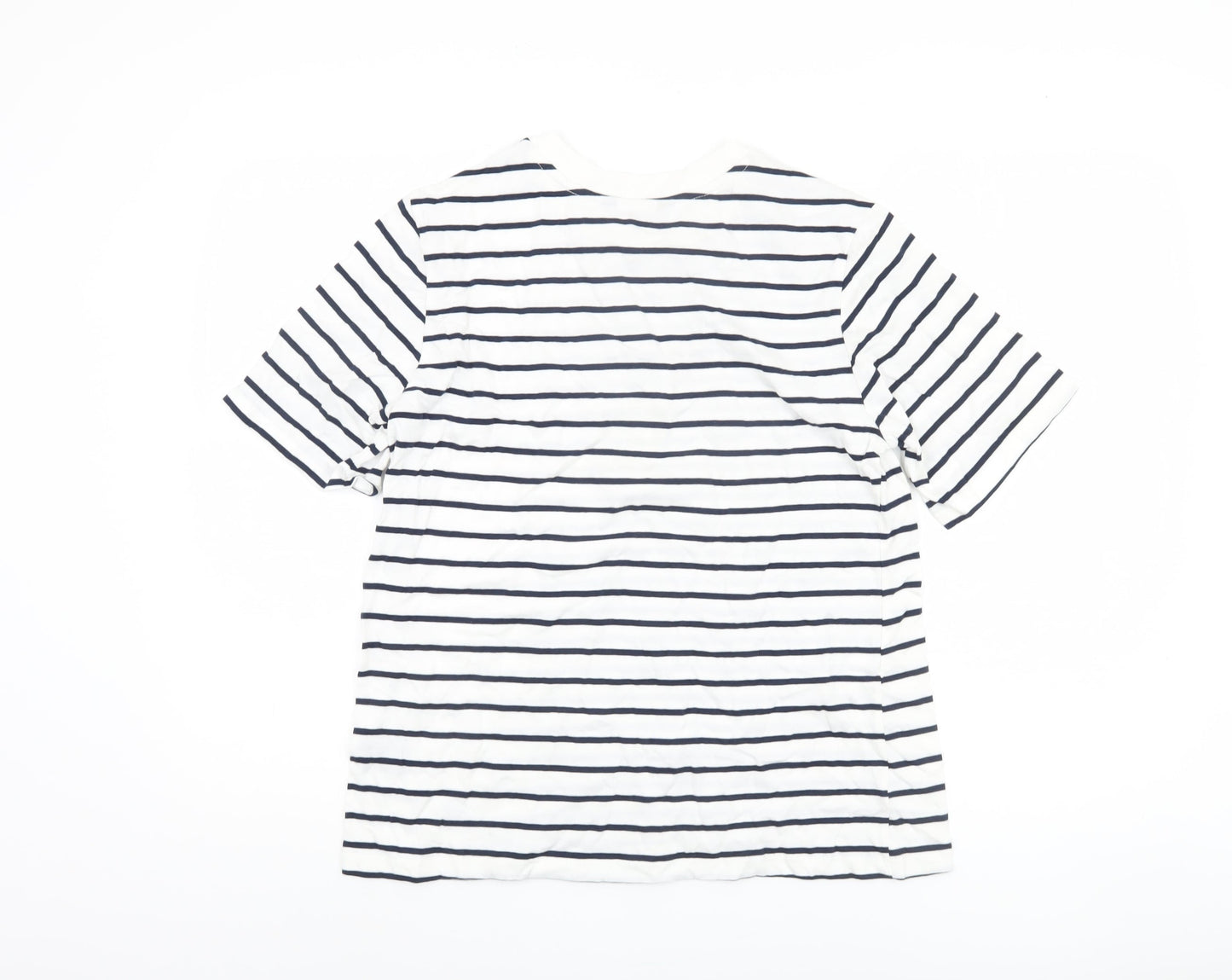 Womens UK Size 12 Crew Clothing Company White Basic T-Shirt