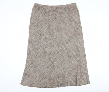 Marks and Spencer Women’s Brown Midi Skirt, Size 16