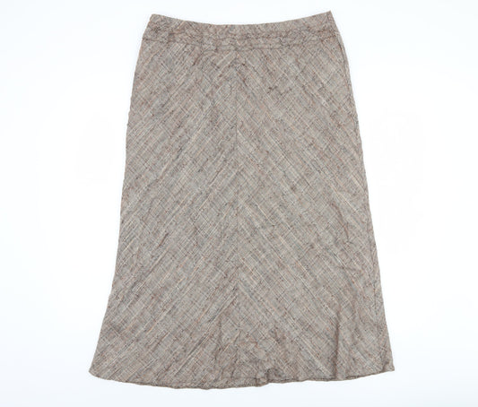 Marks and Spencer Women’s Brown Midi Skirt, Size 16