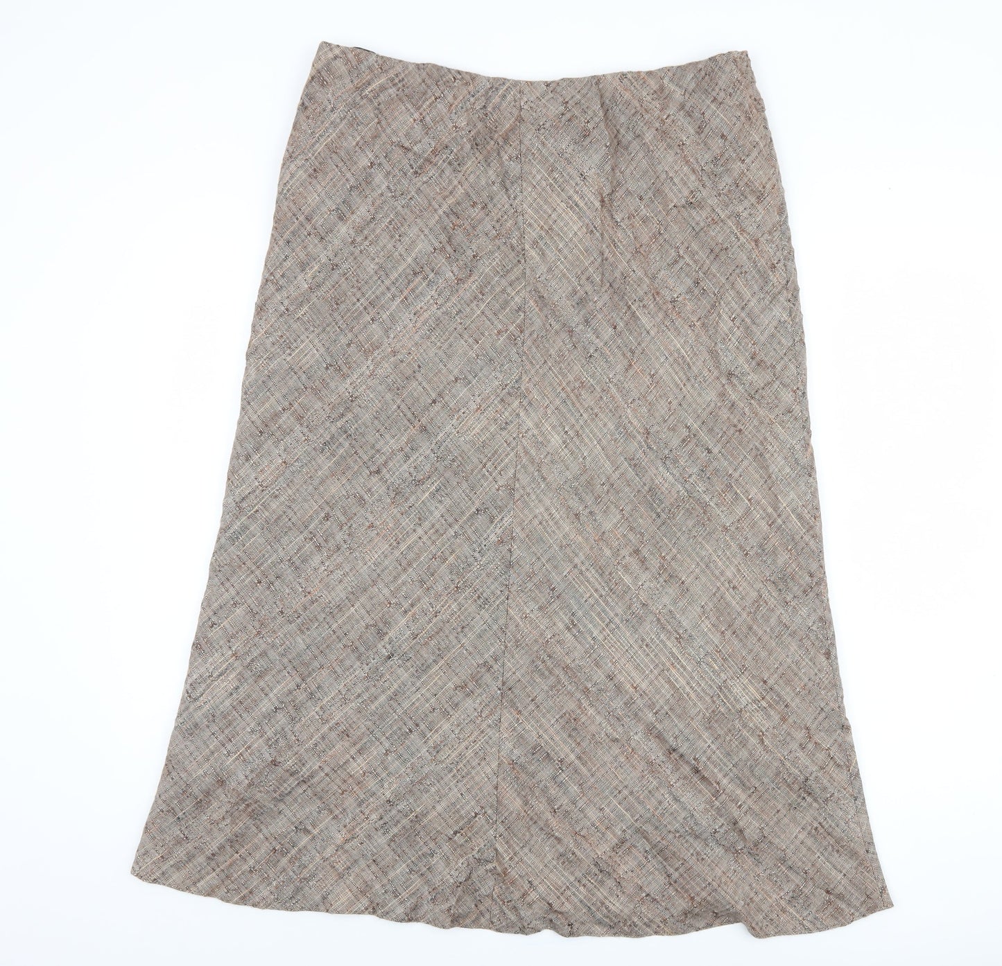 Marks and Spencer Women’s Brown Midi Skirt, Size 16