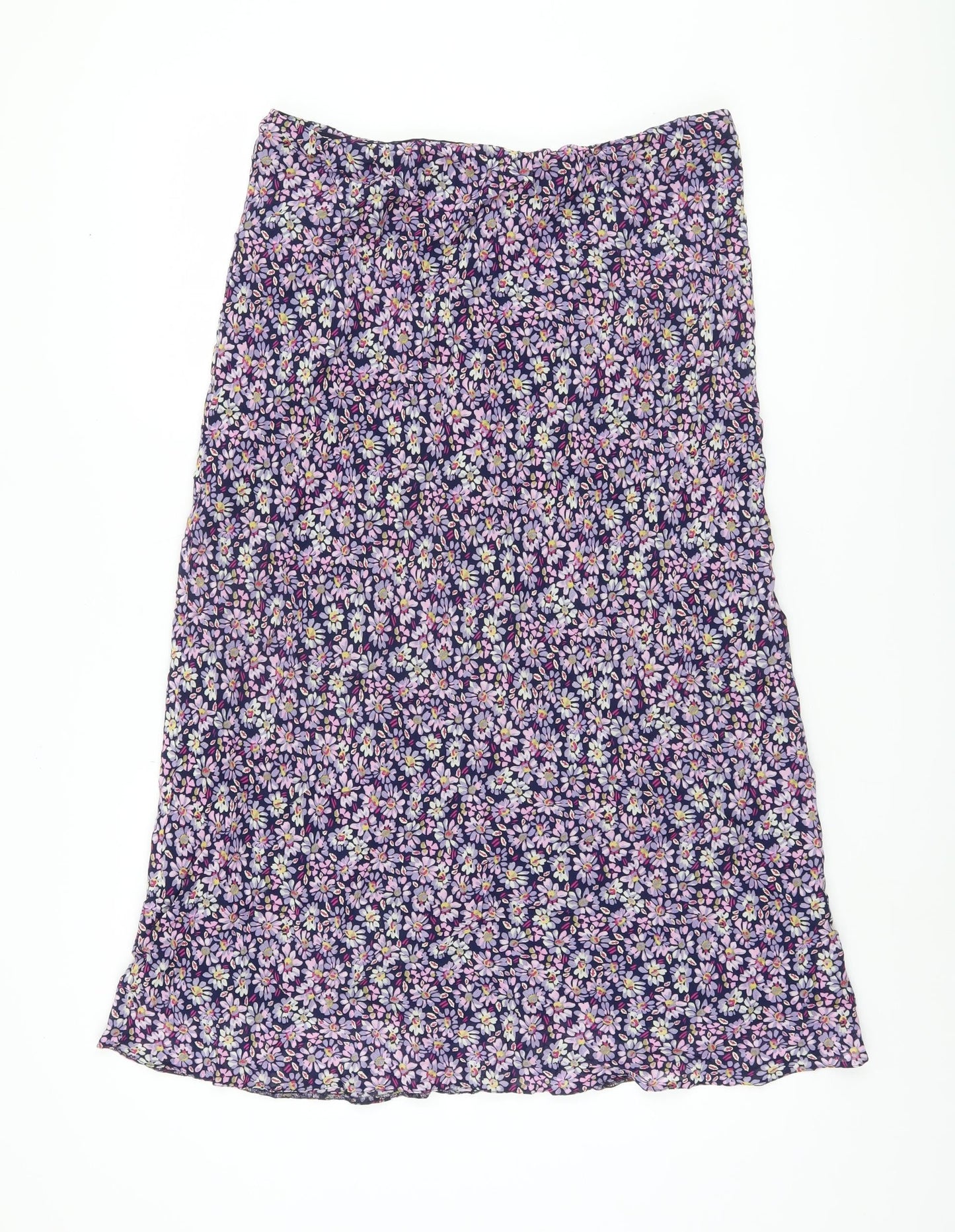 Alexon Women's Multicoloured Floral Lined Skirt Size 10