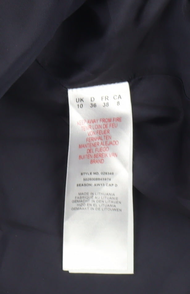 Eastex Women's Blue Polyester Skirt, Size 10