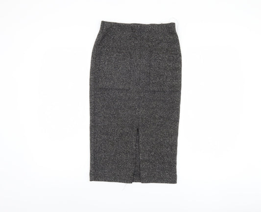 Next Women's Black Midi Pencil Skirt Size 6