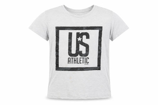 US Athletic Boys' Grey T-Shirt, 13 Years, Graphic Style