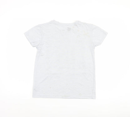 US Athletic Boys' Grey T-Shirt, 13 Years, Graphic Style