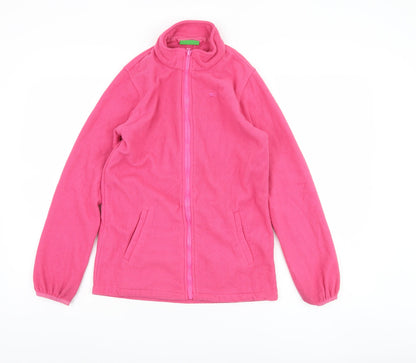 Mountain Warehouse Girls Pink Fleece Jacket 13 Years