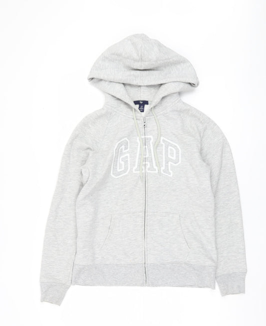 Gap Unisex Grey Full Zip Hoodie Medium