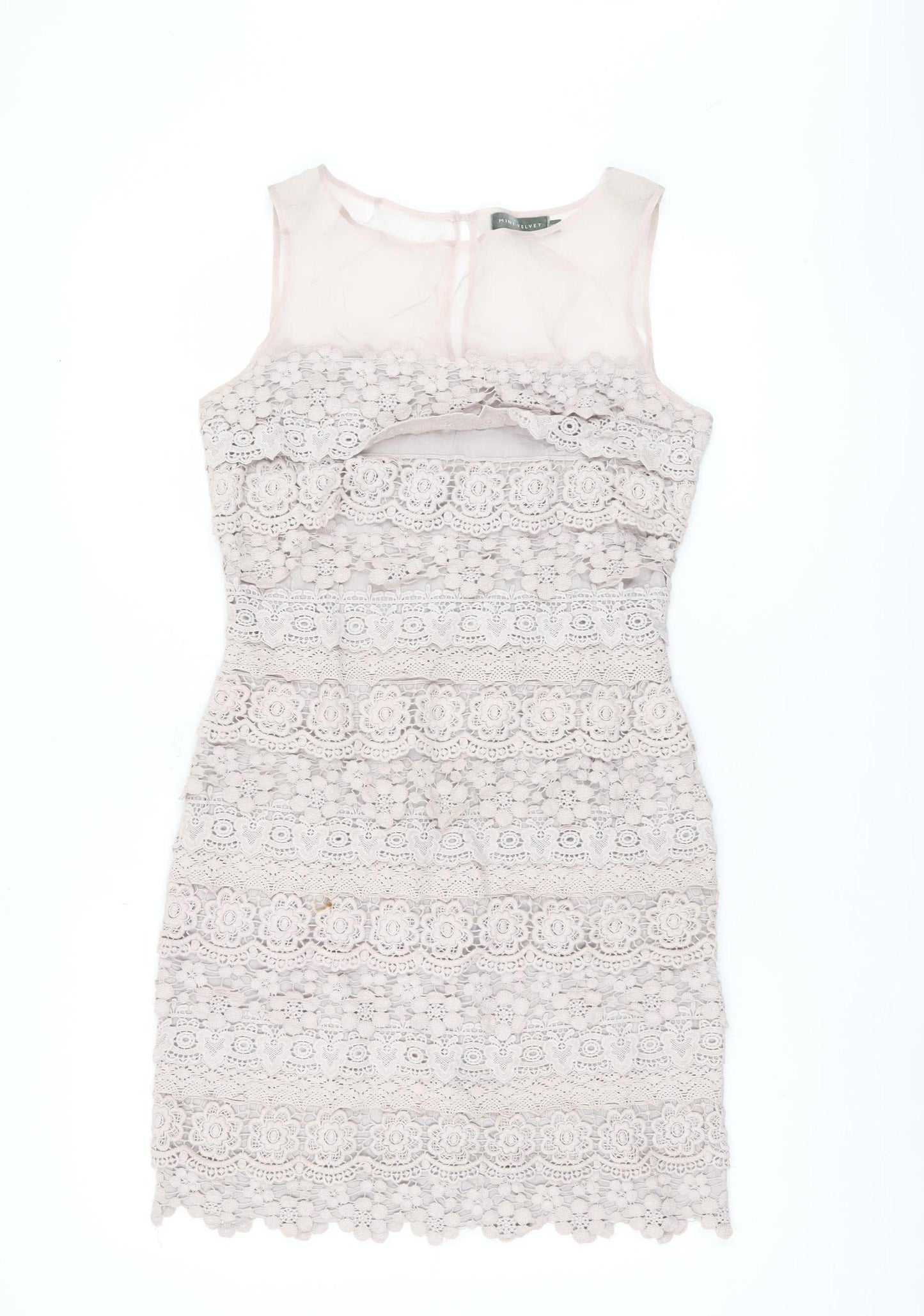 Mint Velvet Women's Ivory Sheath Dress Size 12