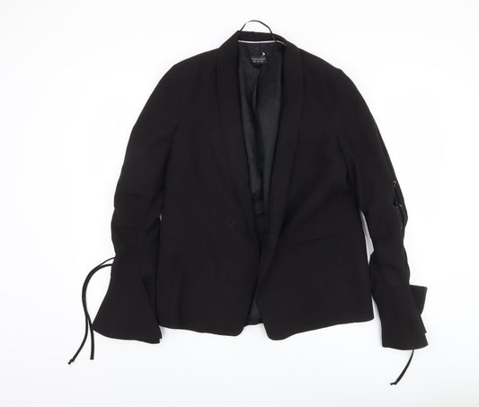 Topshop Women's Black Suit Jacket Size 12