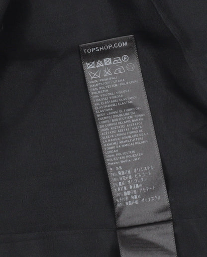 Topshop Women's Black Suit Jacket Size 12