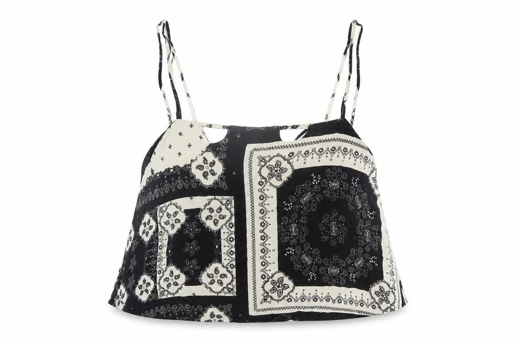 Womens UK Size 12 Topshop Multicoloured Camisole Tank