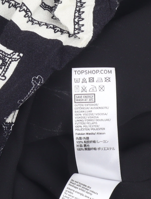 Womens UK Size 12 Topshop Multicoloured Camisole Tank