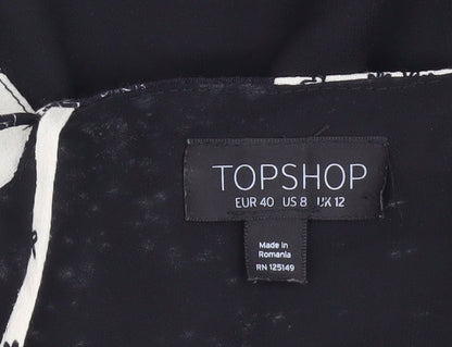 Womens UK Size 12 Topshop Multicoloured Camisole Tank