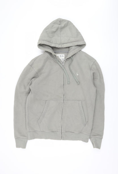 Mens UK Size S Jack Wills Grey Full Zip Hoodie