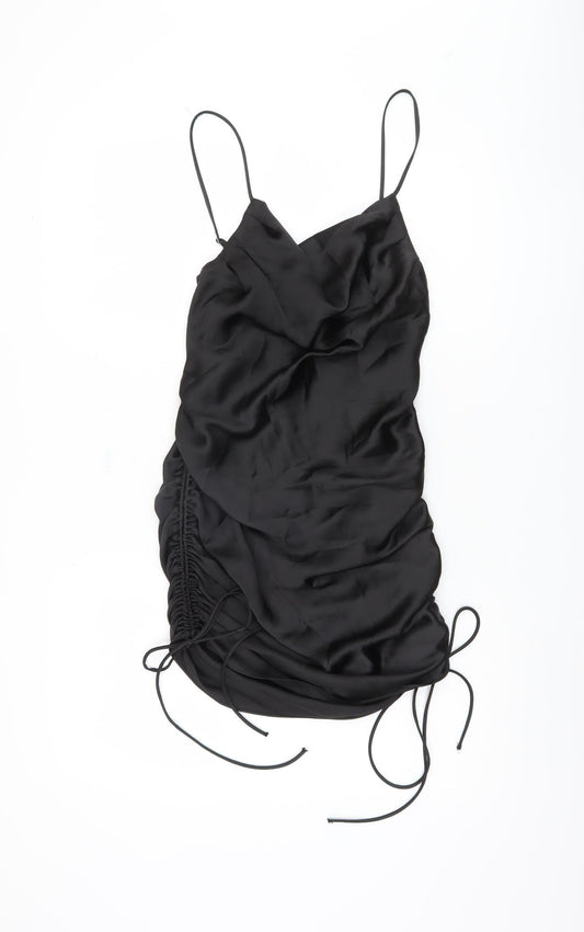 Zara Women's Black Slip Dress XS Party Wear