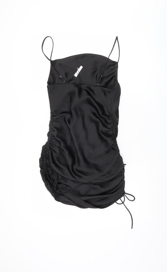 Zara Women's Black Slip Dress XS Party Wear