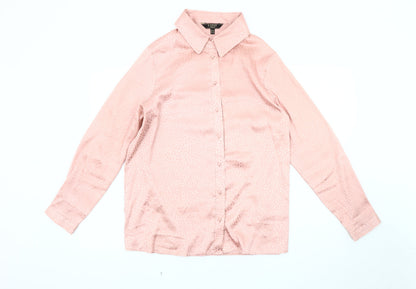 Womens UK Size 14 Lipsy Pink  Blouse