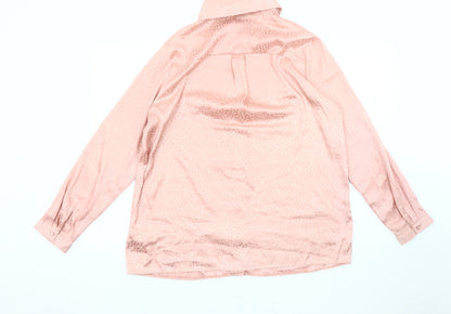 Womens UK Size 14 Lipsy Pink  Blouse