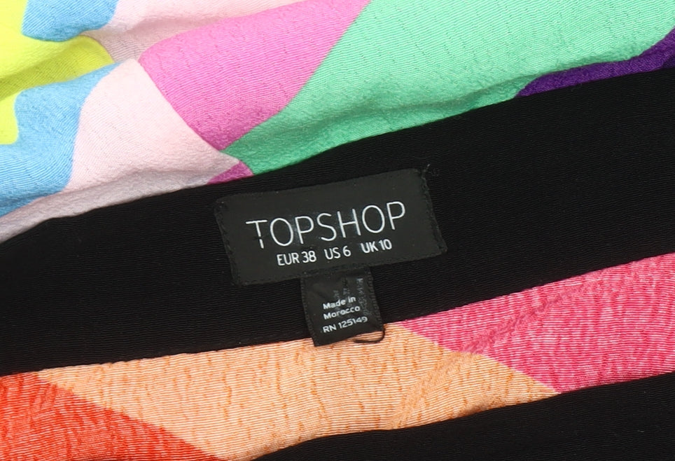 Womens UK Size 10 Topshop Asymmetric  Skirt