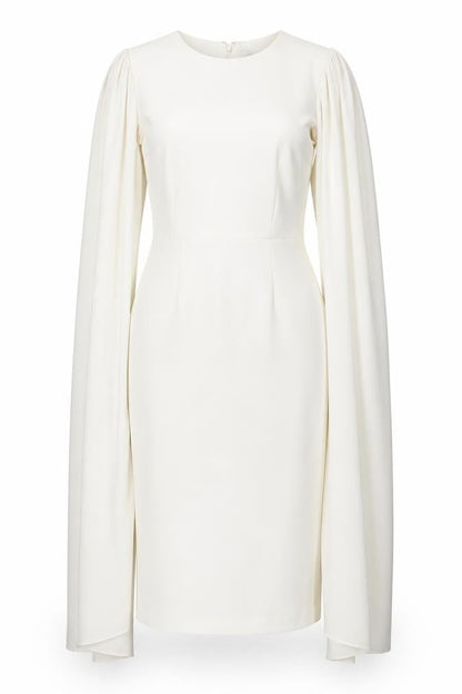 River Island Women Ivory Long Sleeve Dress Size 8
