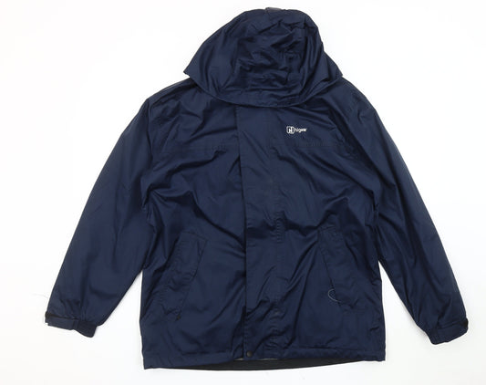 Mens UK Size XS Hi Gear Blue Rain Coat