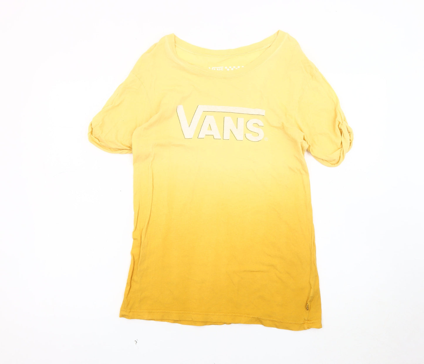 Vans Yellow Logo Men's M Short Sleeve T-Shirt