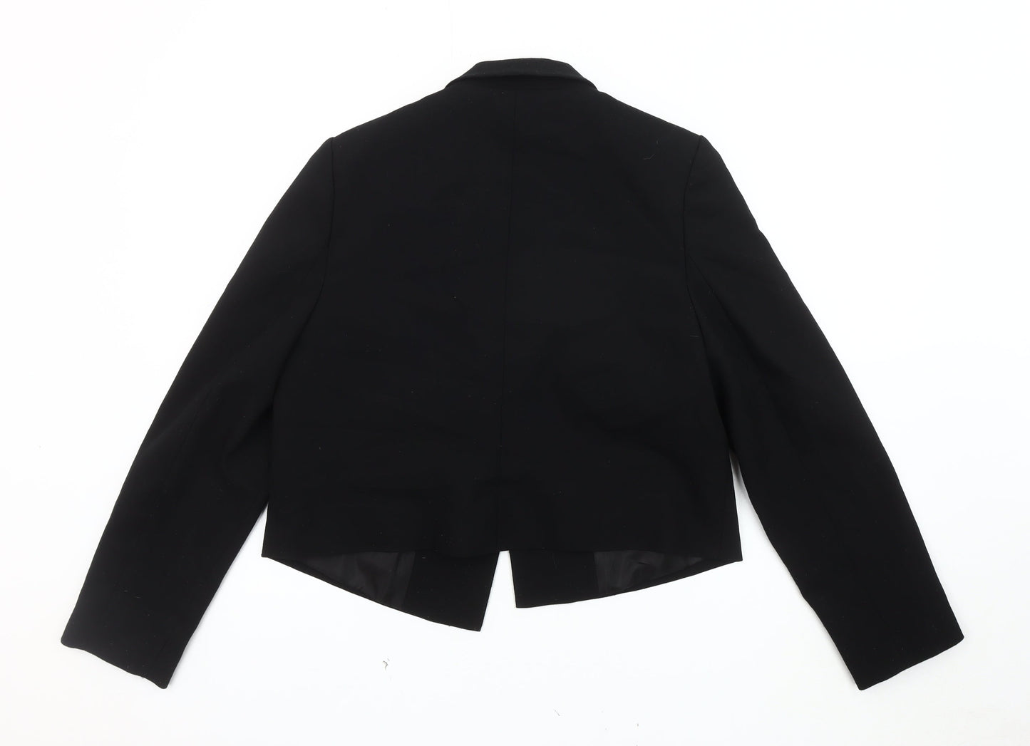 Very Women's Black Cropped Blazer Size 14