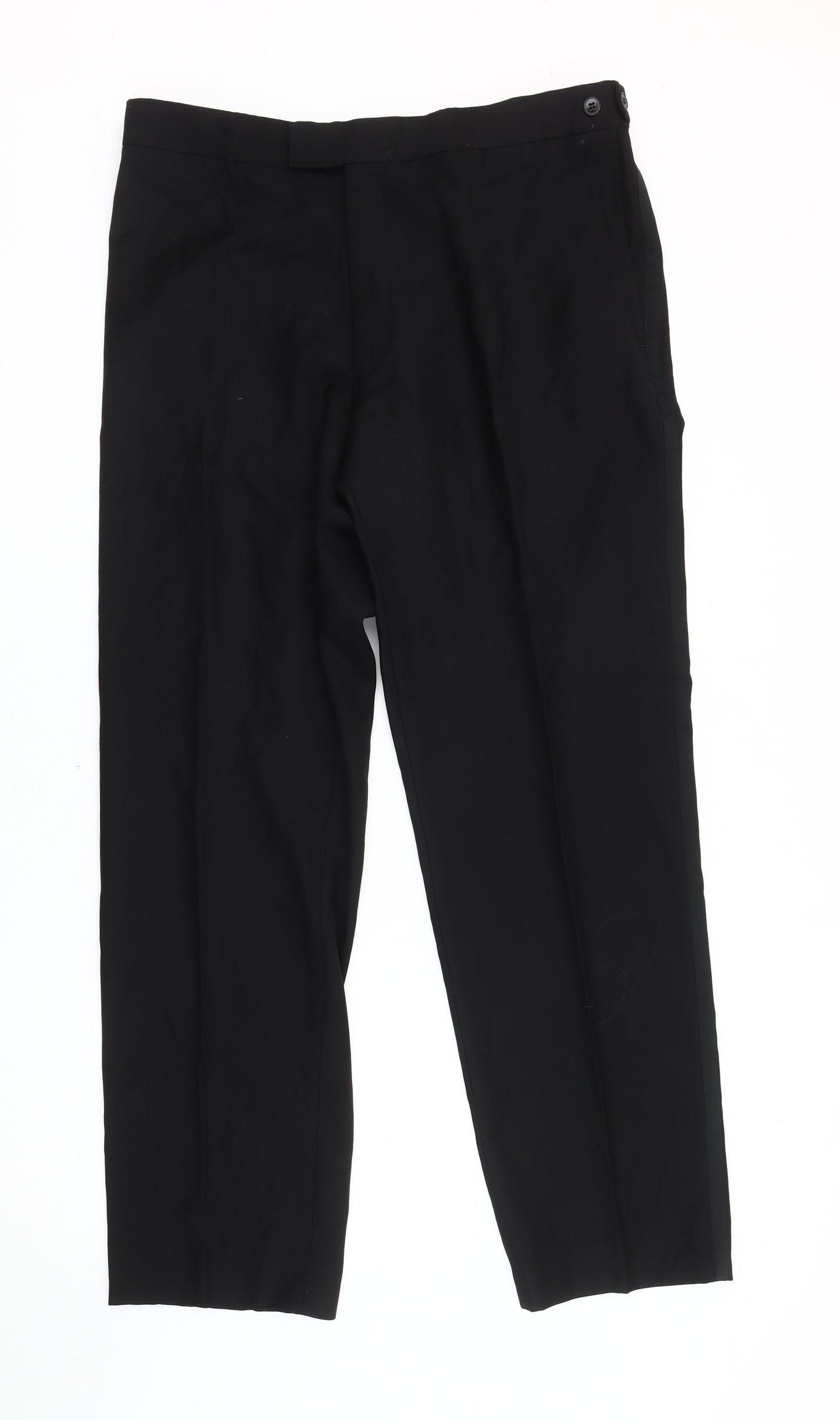 Pierre Cardin Men's Black Trousers Size 38
