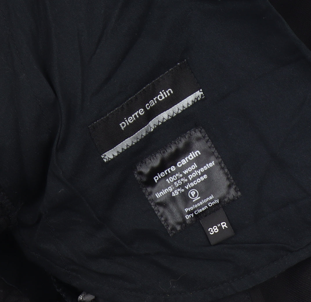 Pierre Cardin Men's Black Trousers Size 38