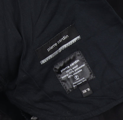 Pierre Cardin Men's Black Trousers Size 38