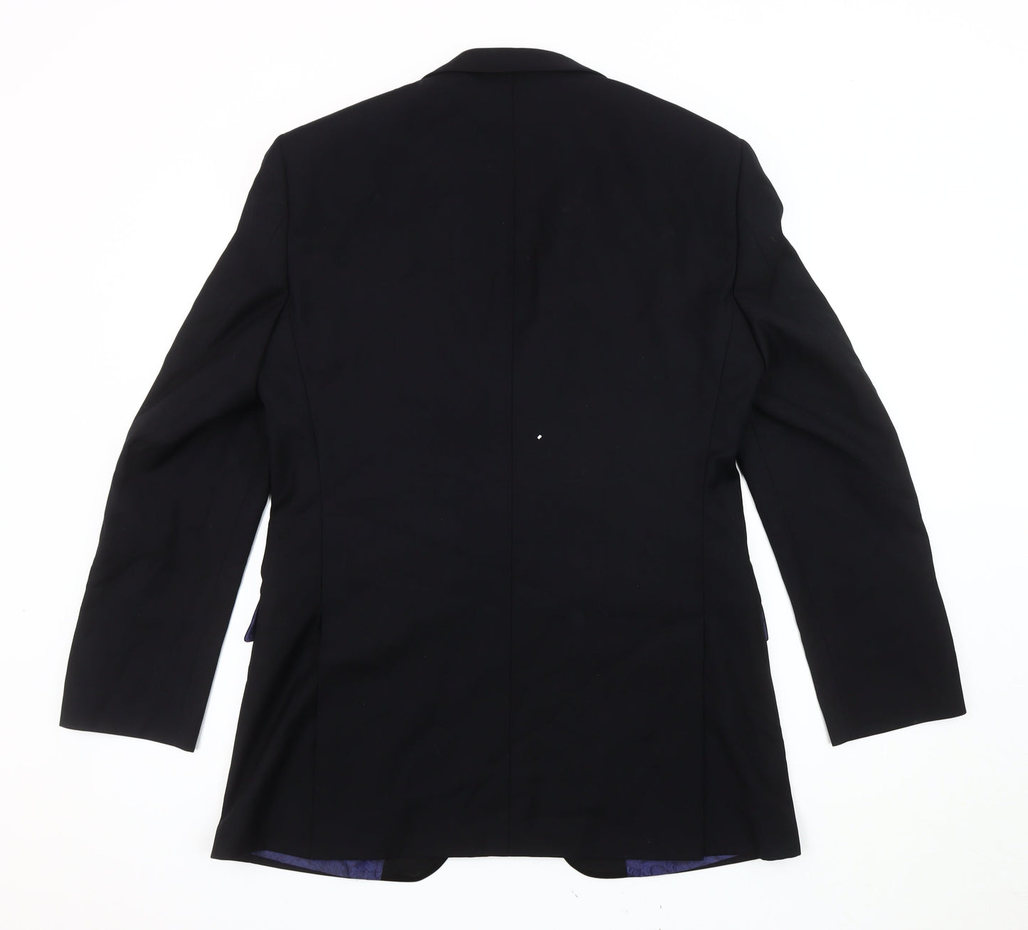 Ventuno 21 Men's Black Blazer, Size 38, Regular Fit