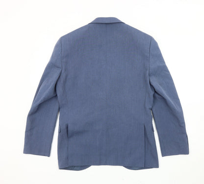 Mens UK Size 38 Ventura Regular Blue Suit Jacket