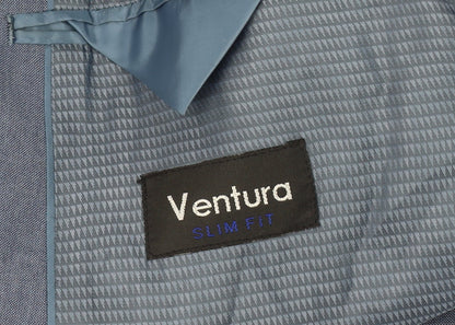 Mens UK Size 38 Ventura Regular Blue Suit Jacket