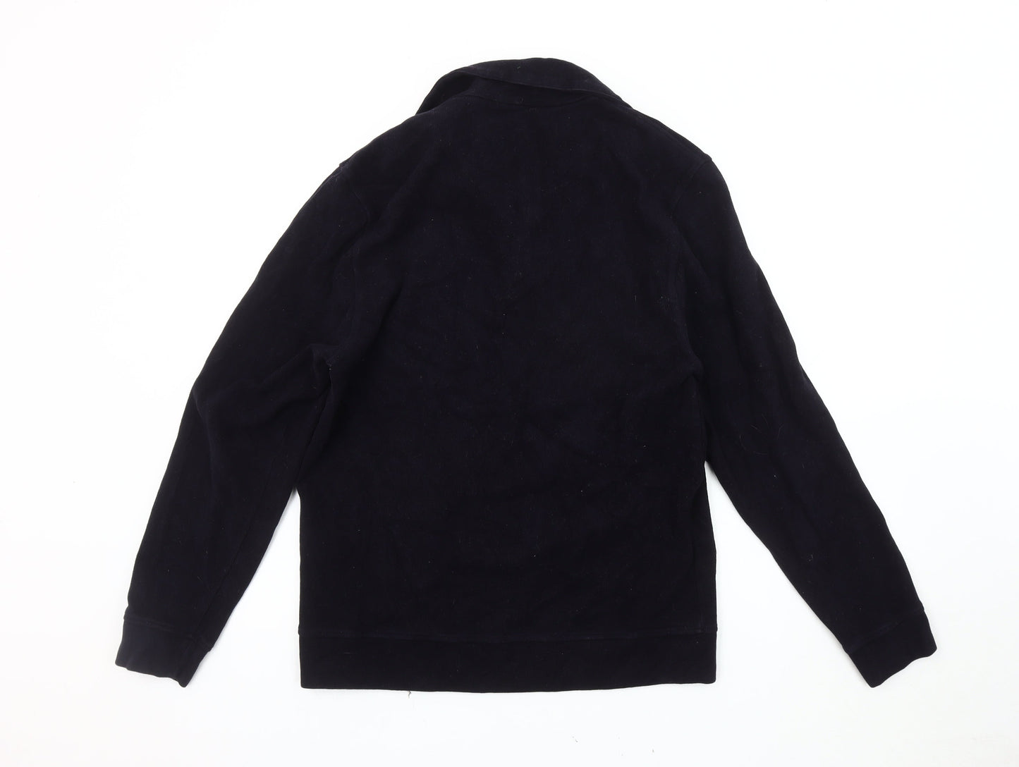 Massimo Dutti Black Cotton Unisex Sweatshirt M